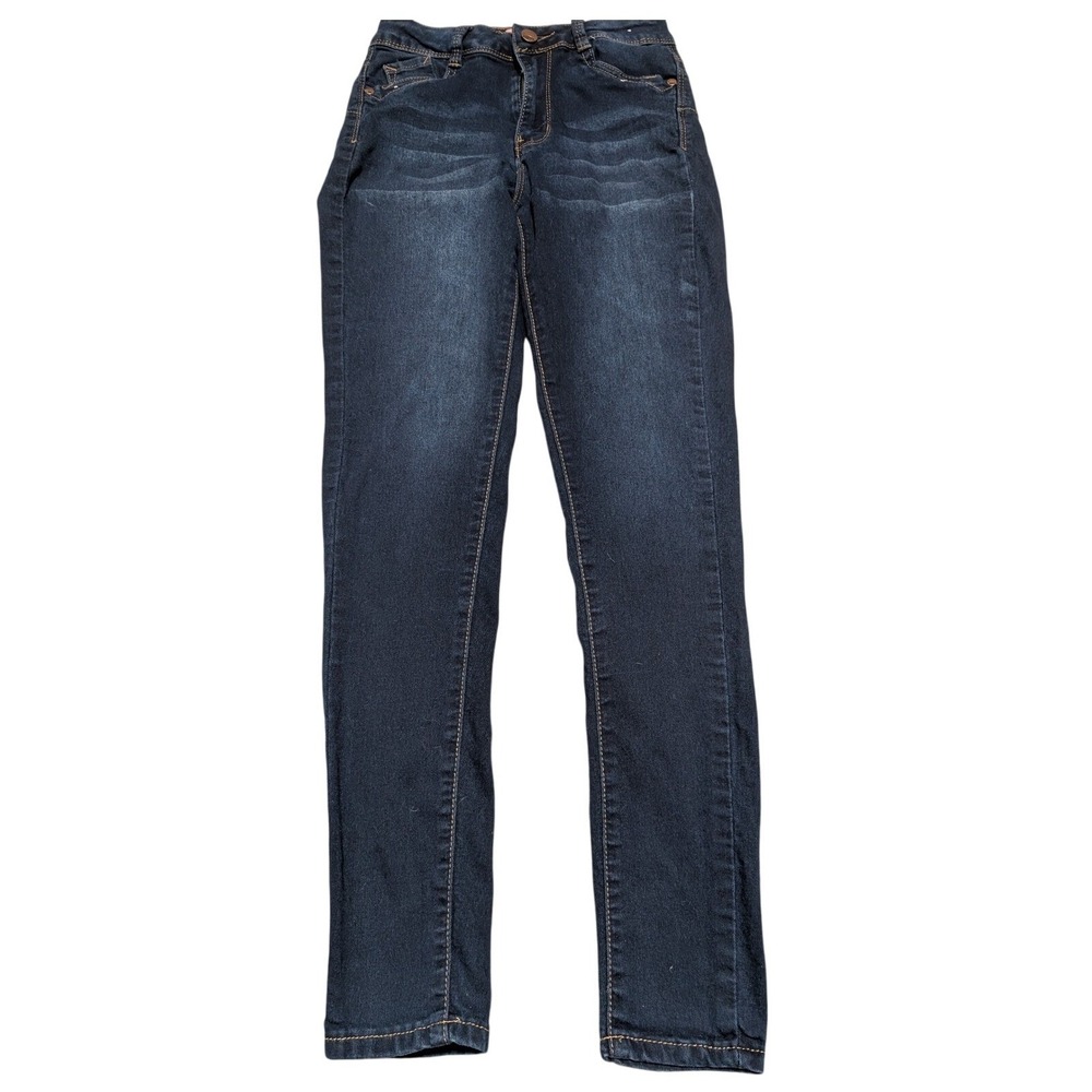 Harley Made With Love Skinny Jeans Kids 24x28 Dark Wash High Rise Stretch Denim